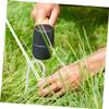 U-Shaped Steel Ground Anchors, Silver, for Garden Soil view 4