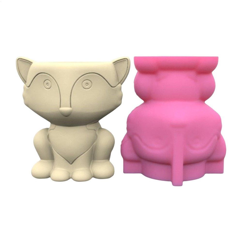 Succulent Silicone Mold – Cute Animal-Shaped Planter