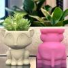Succulent Silicone Mold – Cute Animal-Shaped Planter view 2