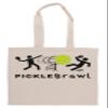 Funny Pickleball Graphic – Picklebrawl Beige Grocery Shopping Bag view 1