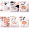 Empty Portable Cushion Compact, Tropical Palm Flower Print, Refillable Foundation Case with Puff and Mirror view 4