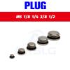 CZAOINCU 10-Piece Copper Pneumatic End Cap with Internal Hex and Sealing Ring, 1/2" view 3