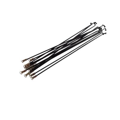 AOCRXL 12G Bicycle Spokes, 304 Stainless Steel, 213 mm, Black, 5-Pack