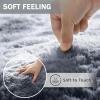 Highdi Soft Shaggy Area Rug, Beige, 40 x 60 cm view 3
