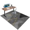 Office Chair Floor Protection Mat, 200 x 250 cm, Non-Slip Rectangular Desk Chair Mat view 2