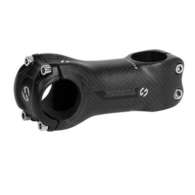 ZHANGSHUMIN Bicycle Stem, 3K Carbon Fiber, 6°/17°, 31.8 mm, 90 mm