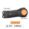 ZHANGSHUMIN Bicycle Stem, 3K Carbon Fiber, 6°/17°, 31.8 mm, 90 mm view 2