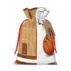 Basketball Court Drawstring Gift Bags, Santa Gift Bags, Bulk Pack view 2