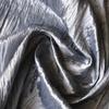 Fabric Mart Direct Silver Gray Crushed Faux Silk Fabric by the Yard, 20 Continuous Yards, 107 cm Wide, Solid Silver, Wholesale view 1