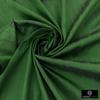Fabric Mart Direct Dark Moss Green Dupioni Silk Fabric by the Meter, 19 Continuous Meters, 104 cm Wide, Solid Green Daisy Pattern view 3