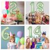 40-Inch Sage Green Number 2 Foil Balloon for Birthday Decorations view 4