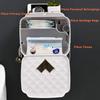 Freestanding Toilet Paper Holder, Multifunctional, Self-Adhesive, White view 3