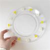 Transparent Glass Dinner Plate, 19 cm view 1