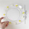 Transparent Glass Dinner Plate, 19 cm view 2