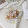Transparent Glass Dinner Plate, 19 cm view 3