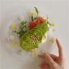 Transparent Glass Dinner Plate, 19 cm view 4