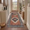 Long Hallway Runner Rug 70 x 230 cm, Non-Slip, Washable Vintage Kitchen Rug view 1