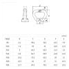 Triangular Ring Lifting Nut, 304 Stainless Steel, 1 pc, M8–M24 view 3