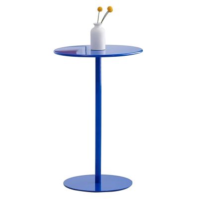 Round Bar Table with Metal Tabletop