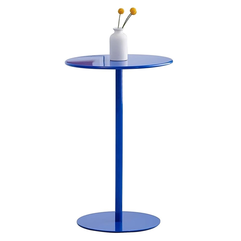 Round Bar Table with Metal Tabletop
