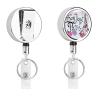 Paris Eiffel Tower Retractable ID Badge Holder, 5.5 x 4 cm view 1