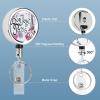 Paris Eiffel Tower Retractable ID Badge Holder, 5.5 x 4 cm view 4