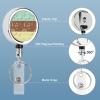 Music Retractable Keychain Badge Reel with Carabiner, 5.5 x 4 cm Holder view 4