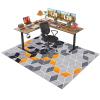 Fcenghox Gaming Chair Mat 110 x 130 cm, Scratch-Resistant Floor Protector for Hardwood Floors and Carpets view 1
