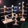 Wooden Eyeglass Display Stand, 2 Rows, 3 Tiers view 3
