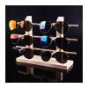 Wooden Eyeglass Display Stand, 2 Rows, 3 Tiers view 4