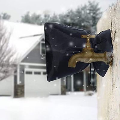 2-Pack Reusable Outdoor Faucet Covers for Winter Frost Protection