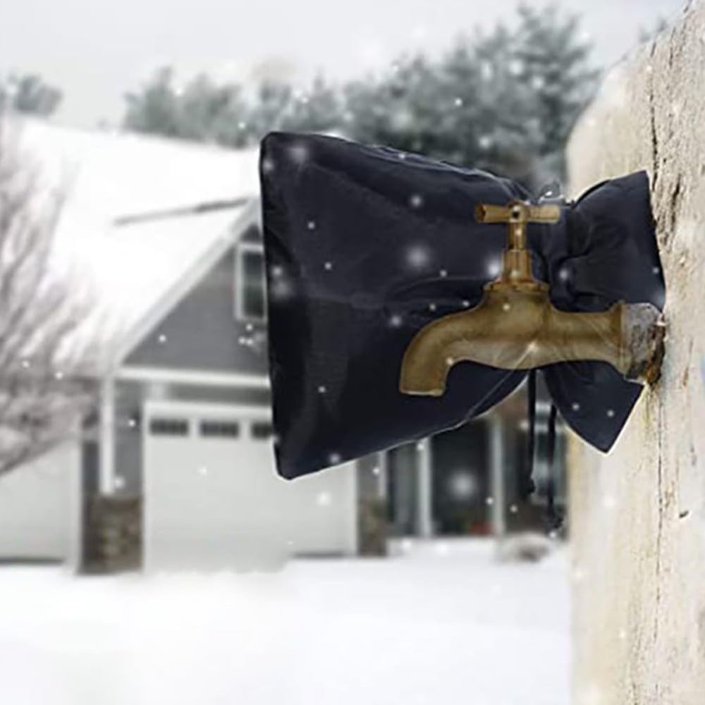 2-Pack Reusable Outdoor Faucet Covers for Winter Frost Protection