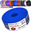 MAS Premium H05 V-K 1 mm Flexible Single-Core Wire, Dark Blue-White, 30 m view 1