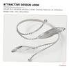 MUSISALY Aluminum Curtain Tiebacks, No-Drill Curtain Holders view 3