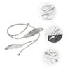 MUSISALY Aluminum Curtain Tiebacks, No-Drill Curtain Holders view 4