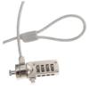 Portable 1.8 m Password Laptop Lock, Steel and Zinc Alloy view 1
