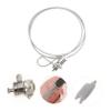 Portable 1.8 m Password Laptop Lock, Steel and Zinc Alloy view 2