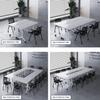 DRFGNF Large Modular Conference Table with Quiet Casters, Modern Executive Desk and Mobile Home-Office Computer Table view 4