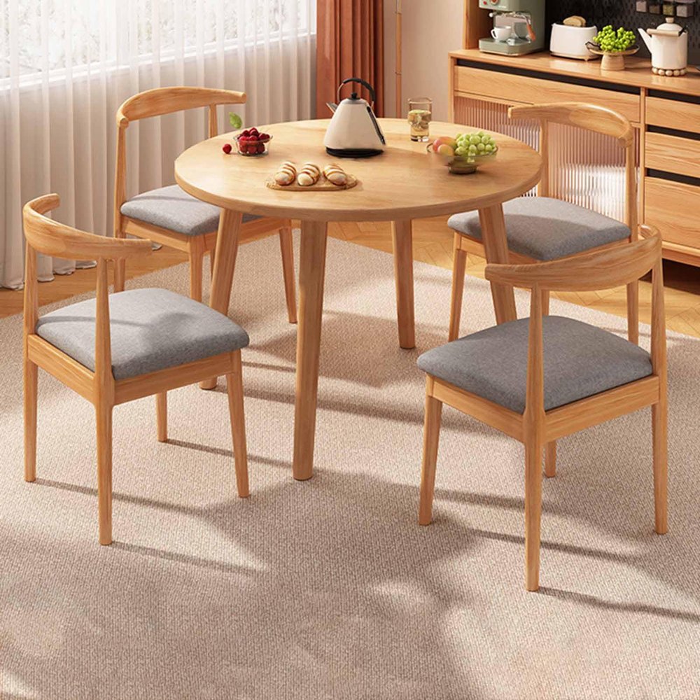 Modern Round Reception Table and Chair Set
