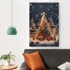 ZXJYMX Beautiful Retro Christmas Tree Poster, Canvas Wall Art Print, 30 x 45 cm view 4