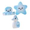 VICASKY 3-Piece Miniature Octopus Figures, High-Quality Resin Sea Life Decor for Garden, Office, or Home view 1