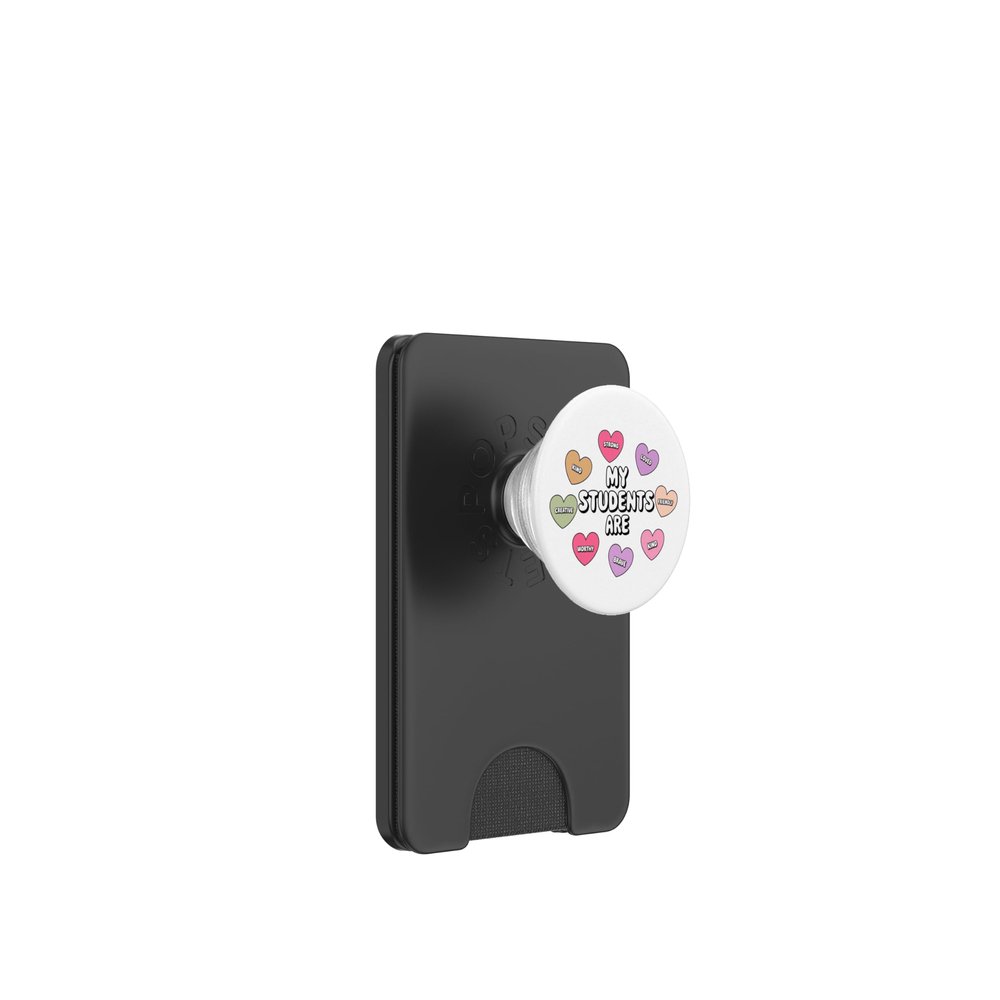 Teacher Positive Candy Affirmation Hearts Valentine's Day PopWallet for MagSafe