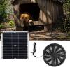 Solar-Powered Ventilator Kit, Metal Grille, 18 V, 12 W, IP65 view 3