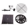 Solar-Powered Ventilator Kit, Metal Grille, 18 V, 12 W, IP65 view 4
