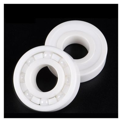 1-Piece 6210CE Open / 6210-2RS Double-Sealed 50 × 90 × 20 mm Waterproof Zirconia Ceramic Thin-Wall Deep-Groove Ball Bearing