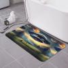 PHAYAH Airship Landing Bath Mat, 20 x 31 in, Absorbent, Thin Bathroom Rug view 2