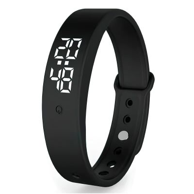 Cncedi Silent Vibrating Alarm Wristband, Waterproof USB-Rechargeable Watch