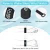 Cncedi Silent Vibrating Alarm Wristband, Waterproof USB-Rechargeable Watch view 3