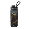 Flying Eagle Print Stainless Steel Sports Water Bottle, 530 ml view 1