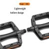 WANGSHAOWEI Sealed DU-Bearing Bike Pedals, Non-Slip Aluminum Platform MTB Pedals view 2